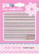 DEAR LAURA pa Nail Collective Nail Sticker (Peta17)