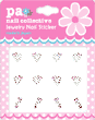 DEAR LAURA pa Nail Collective Jewelry Nail Sticker (Crys09)