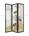 Geisha Shoji Screen 3 Panels