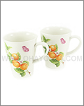 HKC 2pc Mug Set - Appricot