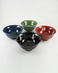 4pc Kanji Bowl Set