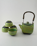 5pc Light Green Tea Set