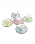 HKC 10pcs Coffee Set - Modern Pastel