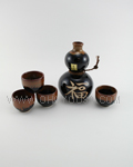 5pc Kanji Sake Set