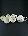 6pc Flower Tea Set