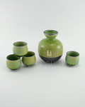 5pc Light Green Sake Set