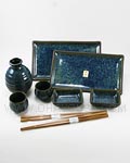 4pc Plate & 3pc Mini Sake Set