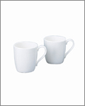 HKC 2pc Mug Set - Pure White