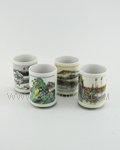 4pc Scenery Tea Set