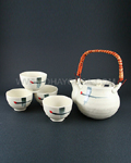 5pc White Tea Set
