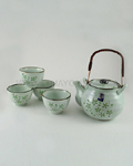 5pc Green Sakura Tea Set