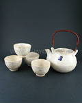 5pc Ivory Tea Set