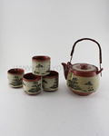 5pc Bonsai Silhouette Tea Set