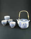 5pc Bamboo Tea Set