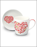 HKC Plate Mug set - My Heart