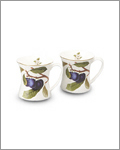 HKC 2pc Mug set - Blue Plum