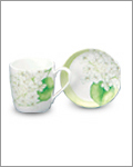 HKC Plate Mug set - Geranium