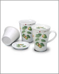 HKC 6pc Mug set w/ Lid and tea filter - JUJUDE