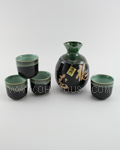5pc Kanji Sake Set