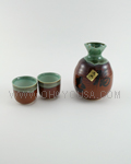 3pc Kanji Sake Set