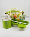 ZOJIRUSHI Stainless Vacuum Lunch Box(Green)