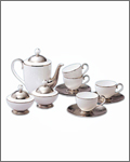 HKC 14pcs Tea Set - Platinum Palace<br><font color=red>Special Order Only