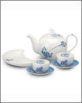HKC Tea and Snack set - Blue Classic