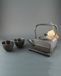 3pc Cast Iron Tea Set