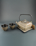 3pc Cast Iron Tea Set