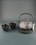 3pc Cast Iron Tea Set